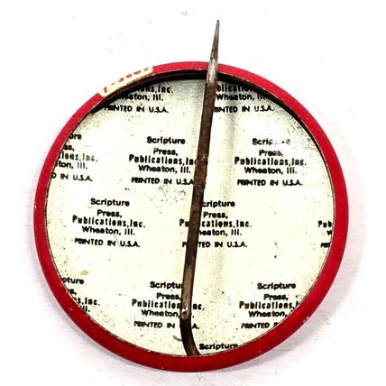 1" Happy Birthday God Bless You Pin Pinback Button Vintage (K6K)