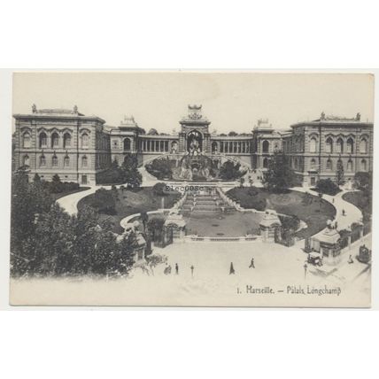 MARSEILLE Palais Longchamp France early 20th C. RPPC No. 1