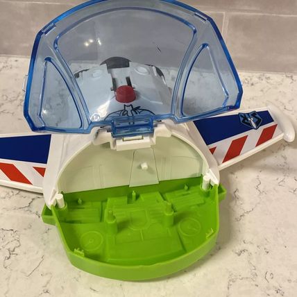 DISNEY/ PIXAR 2018 BUZZ LIGHTYEAR SPACE SHIP, BUZZ WOODY ALIEN FIGURES
