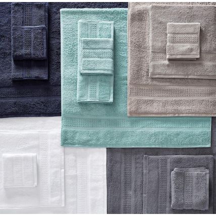Nautica - Bath Towels, Fade Resistant Bathroom Essentials, Highlight Absorbent,