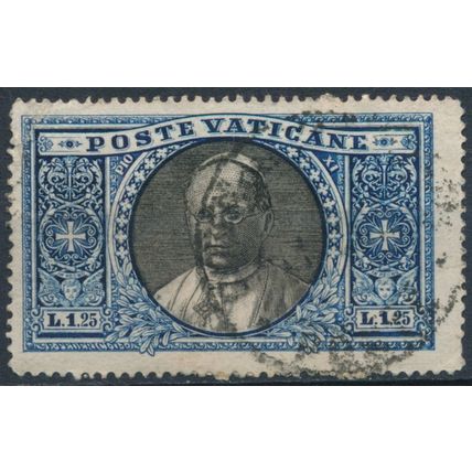 Definitive: 1.25l - Vatican City 1933 - FH - MiNr 31