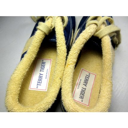 Vintage Terry Tiger Tico Tyre Sneakers Shoes Blue Canvas Size 13.5 US Children's