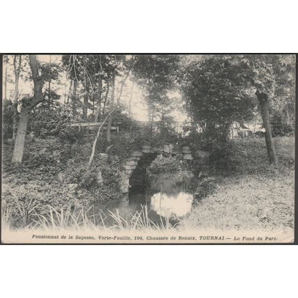 Le Fond du Parc, Pensionnat de la Sagesse, Tournai, c.1920 - CPA