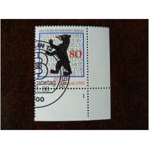 West Berlin Germany 1988 European City of Culture fine used stamp SGB798 bear