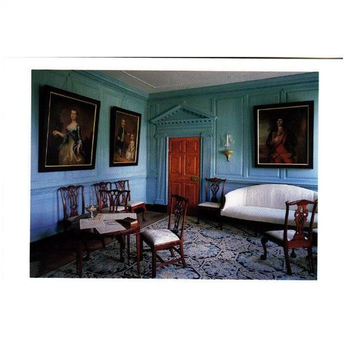 Colour Postcard - West Parlor, Mount Vernon, Va, USA - George Washington
