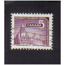 1966 canada parliamentary library ottawa 5c f/u sg575