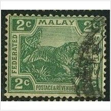 FEDERATED MALAY STATES 1922/1934 SG 55 - #4 fine used (o)