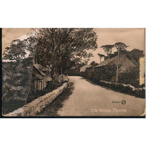 Vintage PC - The Village, Clynnog, Caernarfonshire, Wales - V. & S. Ltd. 54451