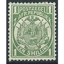 Transvaal 1885 SG183 1/- Yellow-Green Mounted Mint ... .