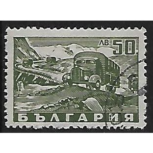 Mi 557: 50 L. deep green Military and Air Services: Motor Convoy.