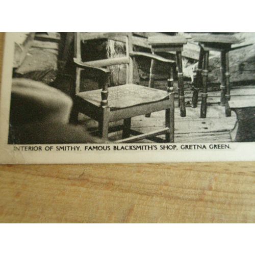 Postcard, Interior Of Smithy - Gretna Green, Dumfriesshire, Scotland R. Rennison