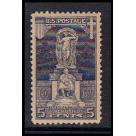 628 5c John Ericsson Very Fine MLH K1604