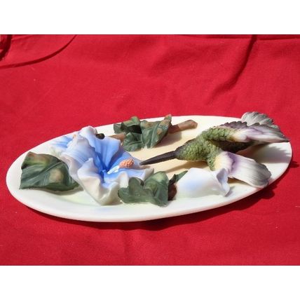 Hummingbird Wall Plaque Plate 3D Wall Art