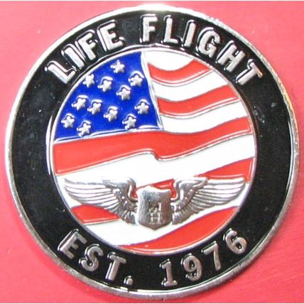Houston, TX, Life Flight. Challenge Coin. 1.5". 44b.