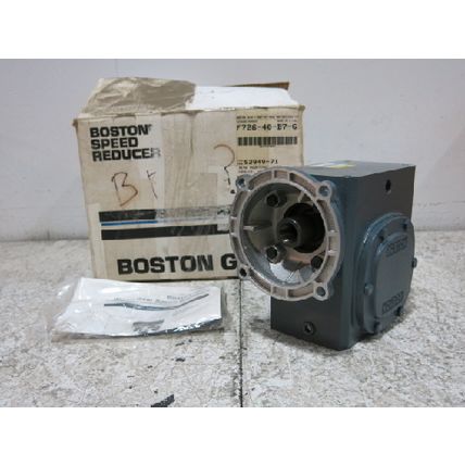 NEW BOSTON GEAR F726-40-B7-G GEAR REDUCER,40:1 RATIO,F72640B7G,ISO9002,Az