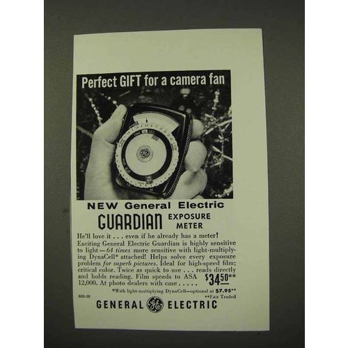 1956 General Electric Guardian Exposure Meter Ad