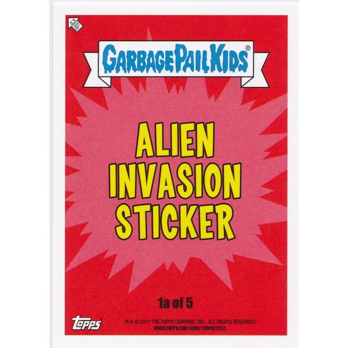 GPK Adam-Geddon Alien Invasion Sticker 1a Skin Walker