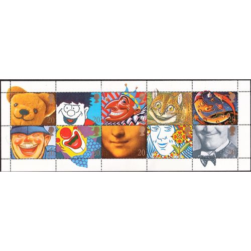 GB 1990 KX1 Greetings Booklet "Smiles" - 10x 20p - Sealed Pack