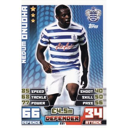 Match Attax 2014/2015 221 Nedum Onuoha Queens Park Rangers