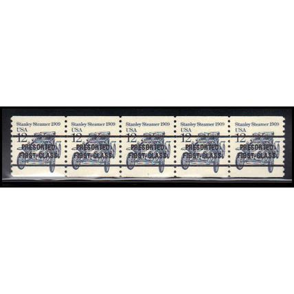 2132b 12c Stanley Steamer Very Fine MNH Dry Gum PNC 1/5 X2055