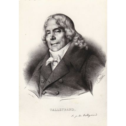 Prince Talleyrand unknown Artist France Postcard unused VGC