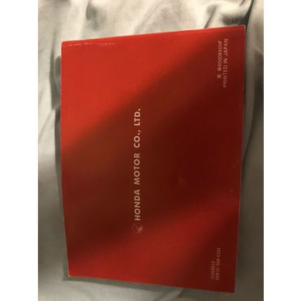 1985 HONDA ATC125M 3 Wheeler ATV Owner's Manual Super Good Condition Collector
