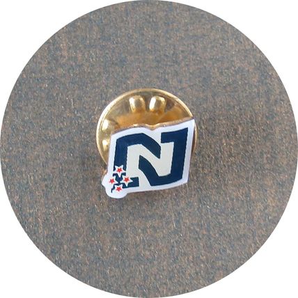 Pin Badge Enamel Number 2/Z Flower Small Trade Sample cm BA106