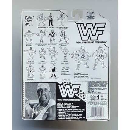 wwf ljn hasbro wrestling superstars series 2 hulk hogan wrestling figure