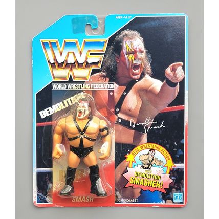 wwf ljn hasbro wrestling superstars series 1 demolition smash figure