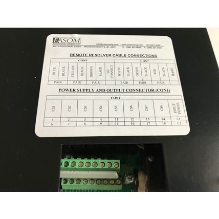 NEW EASOM ES-5008-12-AC-120 DIGI-DOG PROGRAMMABLE LIMIT SWITCH PANELVIEW,SB