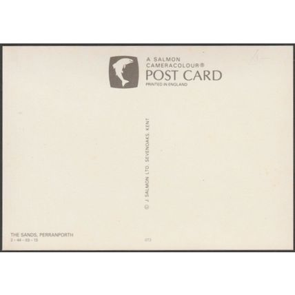 The Sands, Perranporth, Cornwall, c.1990 - Salmon Postcard