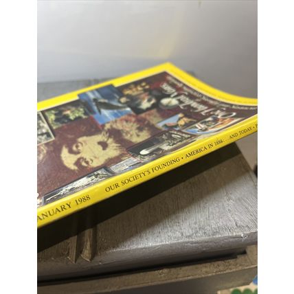National Geographic Magazine January 1988 100 Years - Vintage Collectable p2