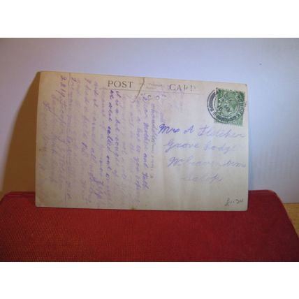 WW1, LAMBTON PARK CAMP CHESTER-LE-STREET, Co Durham antique postcard 1915 pm =