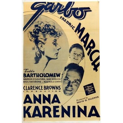 ANNA KARENINA 1935 Greta Garbo, Fredric March US 1-SHEET POSTER