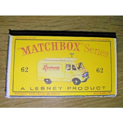 Matchbox - No62 TV Repair Van - Replica / Repro Box