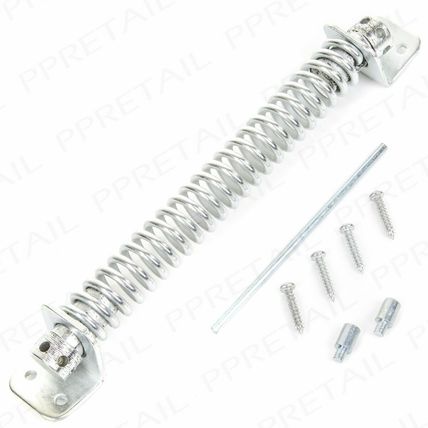 AUTO GATE/DOOR SPRING CLOSER SILVER 8"/200mm Adjustable HEAVY DUTY Garden Shed