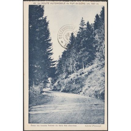 Sous les Hautes Futaies du Bois des Charmes, 1927 - Plazanet CPA