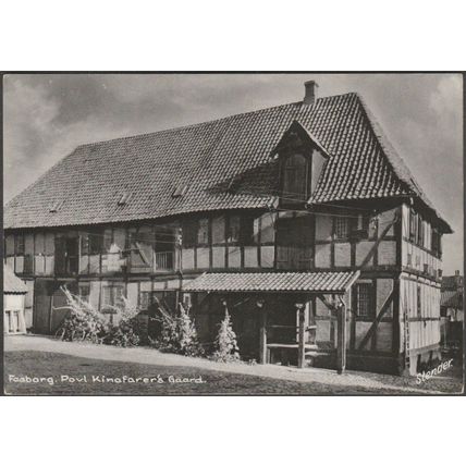 Povl Kinafarer's Gaard, Faaborg, c.1950 - Stenders Foto Brevkort