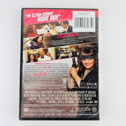 Spy DVD Jude Law, Raad Rawi, Melissa McCarthy New Sealed