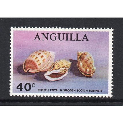 Anguilla - 1969 - 40c Scotch, Royal & Smooth Scotch Bonnets (sg61) Mint Hinged