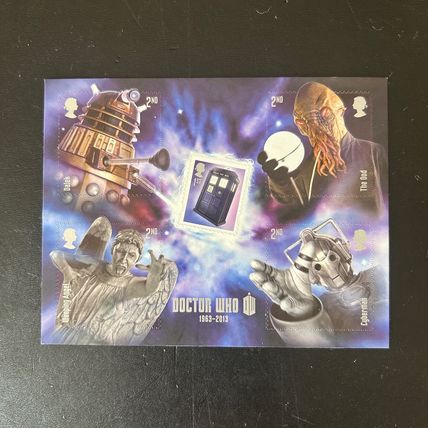 GGB QEII 2013 Doctor Dr Who MNH Daleks Cyberman Mini Sheet Stamps MS3451