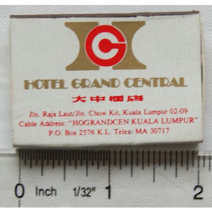 old Matchbox - Hotel Grand Central, Kuala Lumpur