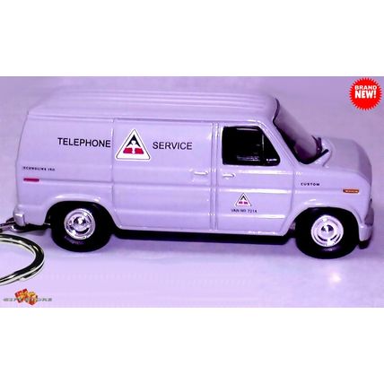 VERY RARE KEYCHAIN FORD ECONOLINE ☎️ PHONE REPAIR SERVICE ❤️GREAT GIFT❤️