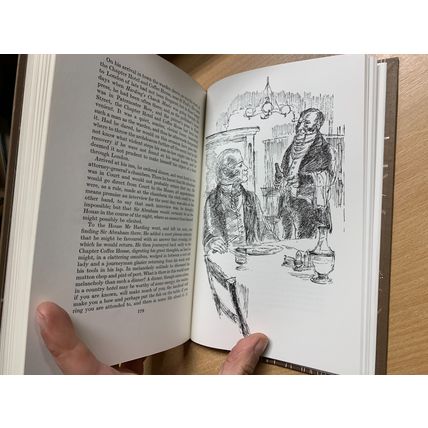 1976 FOLIO SOCIETY ANTHONY TROLLOPE "THE WARDEN" FICTION BOOK & SLIPCASE (P4)