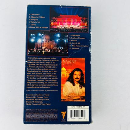 Yanni - Tribute VHS Video Tape