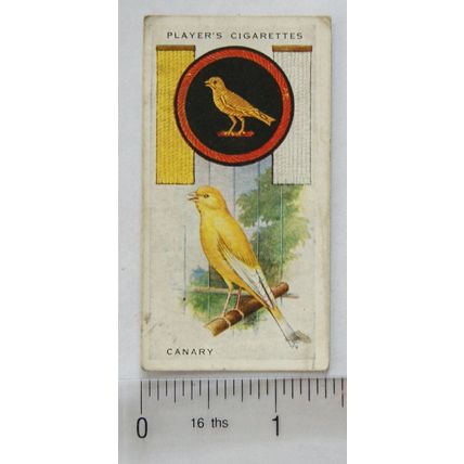 1933 Player's Boy Scout & Girl Guide Patrol Signs & Emblems No. 28 Canary