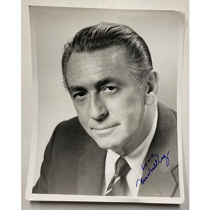 Macdonald Carey (d. 1994) Signed Autographed Vintage Glossy 8x10 Photo