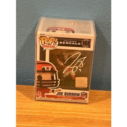 Funko Pop! Joe Burrow #168 Facsimile Laser Autographed Figure (Box & Protector)