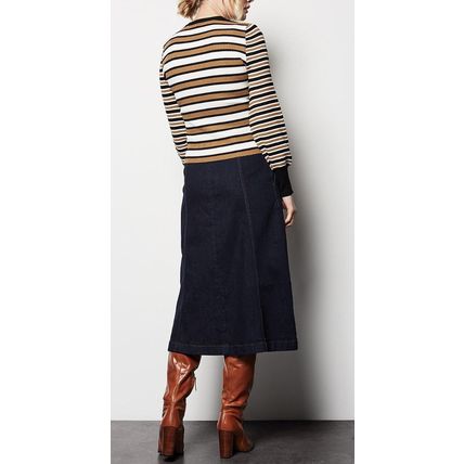 KAREN MILLEN Long-Sleeve Ribbed Jumper BNWT