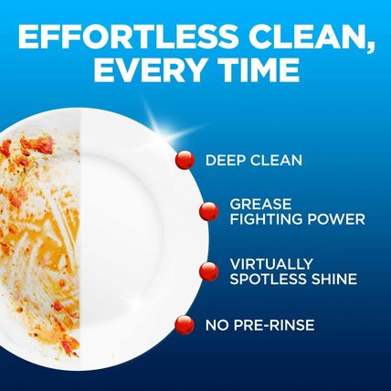 Finish Power Dishwasher Pods, Dishwasher Detergent Tabs Soap, Deep Clean, 62 Ct